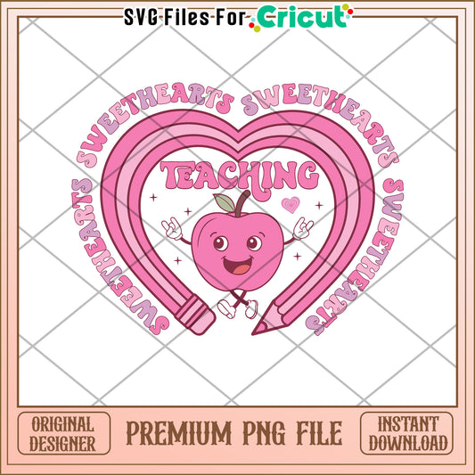 Sweethearts Teaching PNG Design