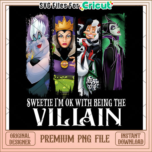 Sweetie im ok with being the villain white png, spirit halloween​​​ png, halloween ends​ png