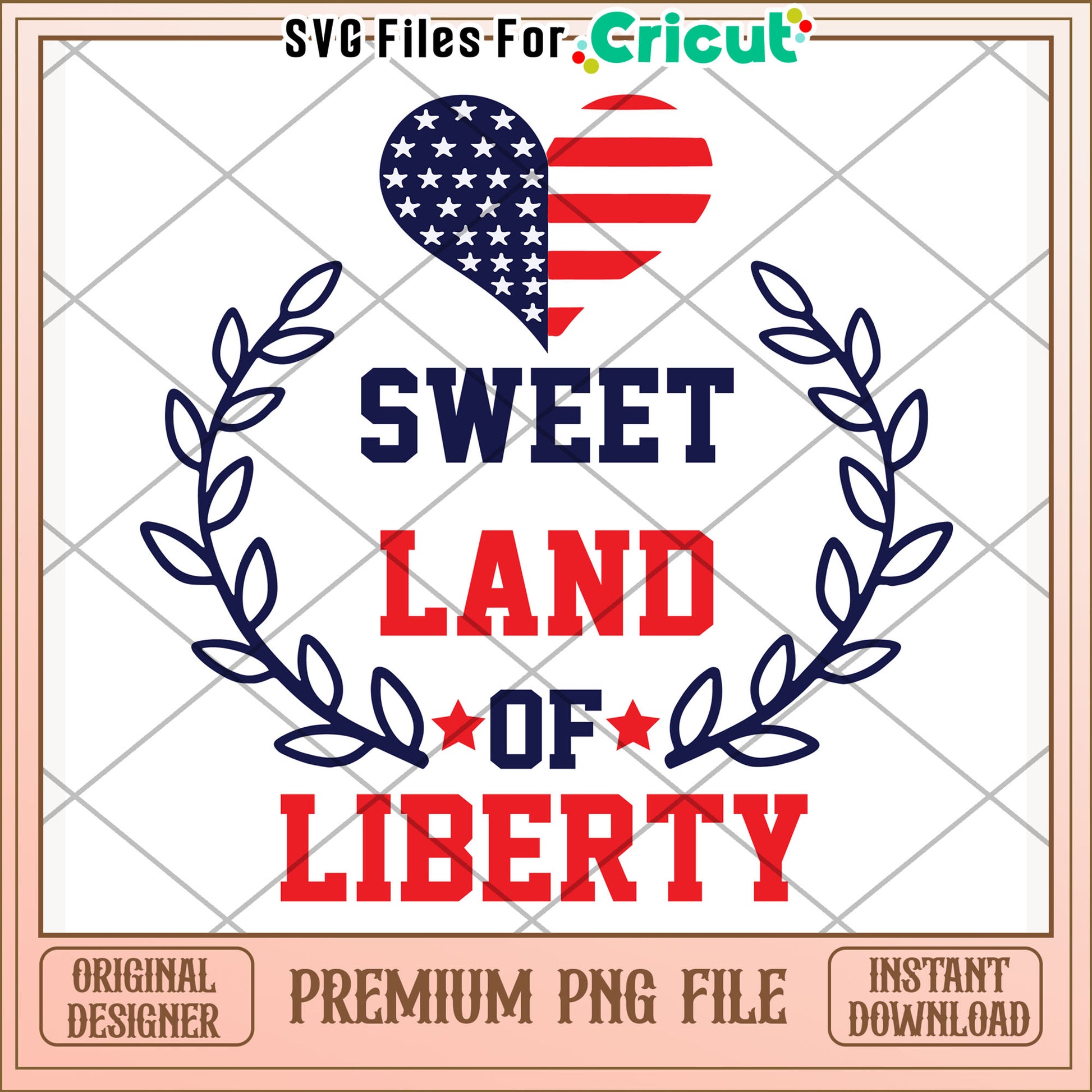 Sweet land of liberty png, usa pride png, independence day png