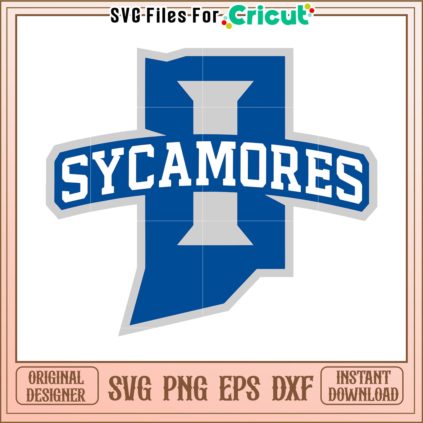 Sycamores SVG design for Cricut, perfect for your crafting projects