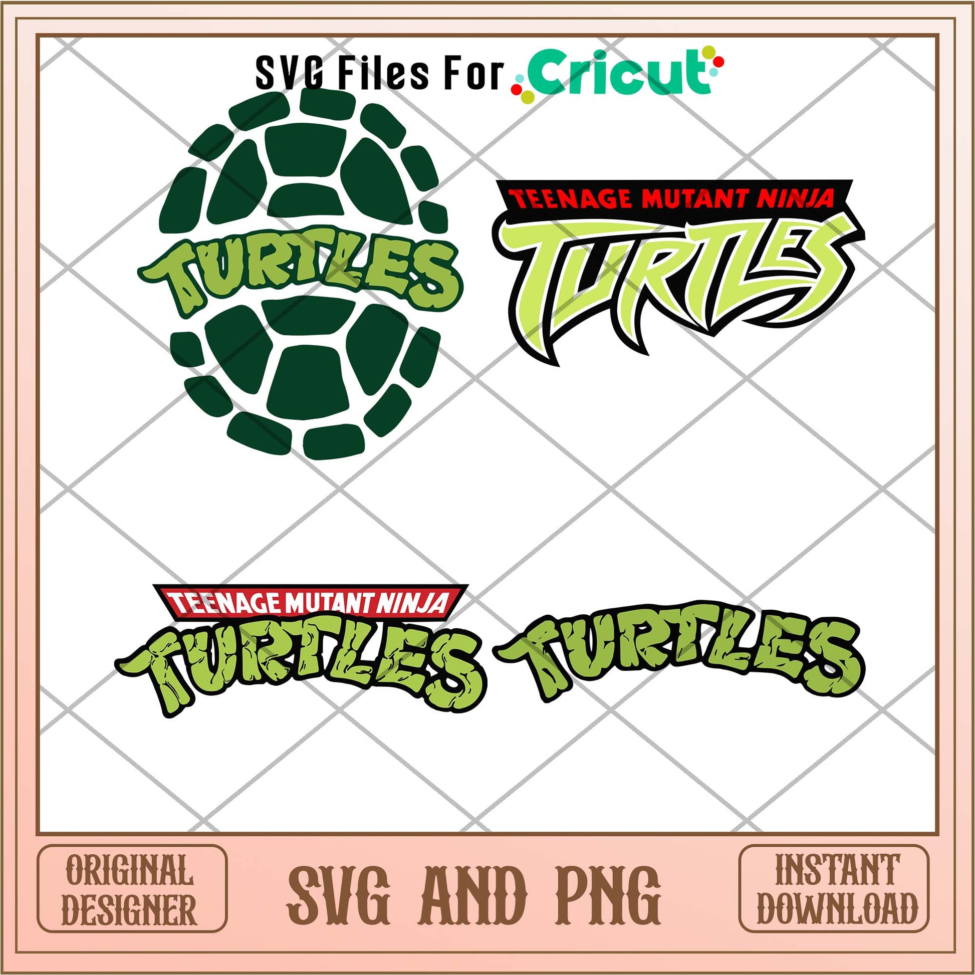 Teenage Mutant Ninja Turtles symbol svg bundle