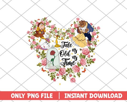 Tale as old as time disney png