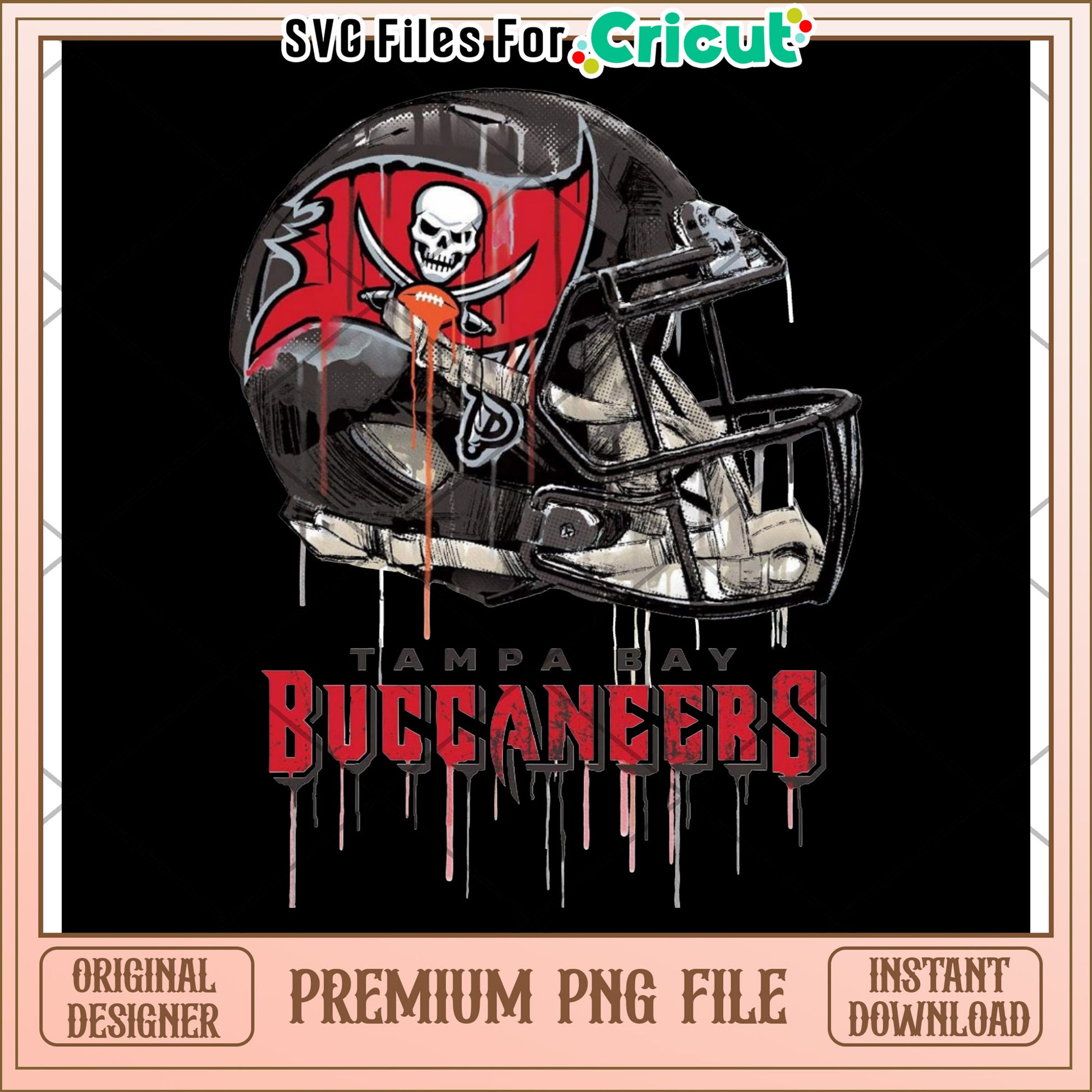 Tampa Bay Buccaneers Helmet Design, High Quality PNG File Download