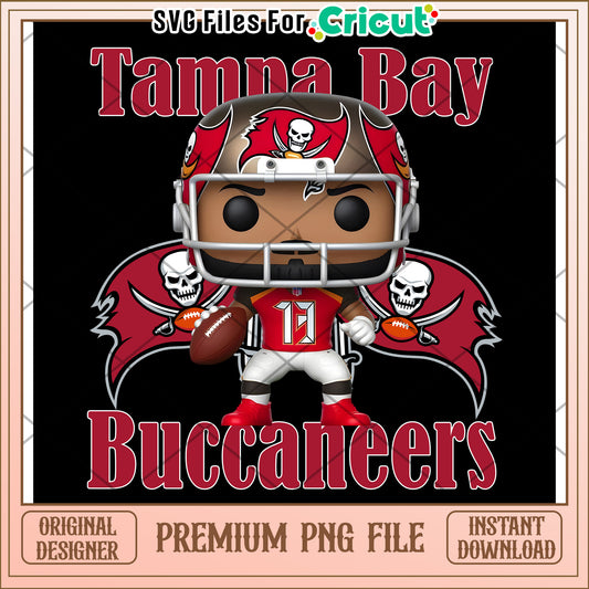 Tampa Bay Buccaneers PNG File, perfect for sports fans and crafts