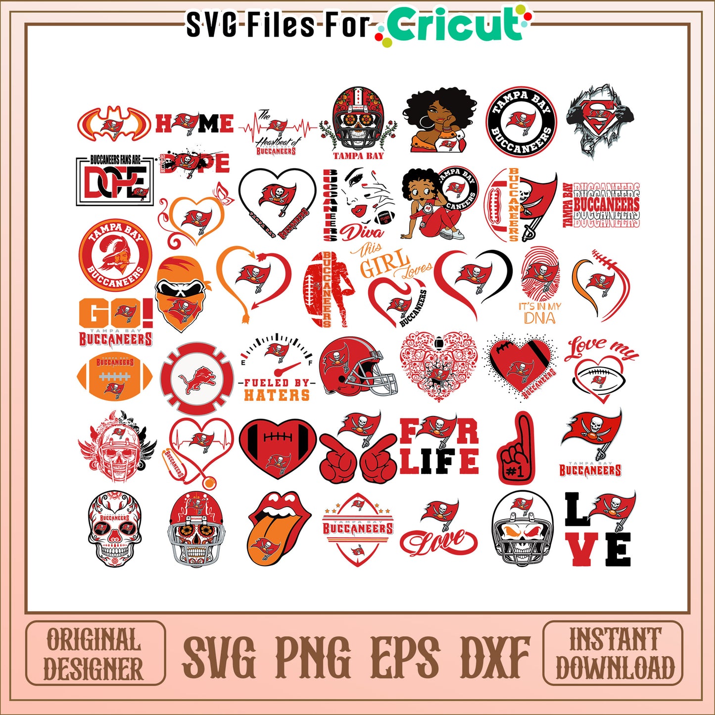 Tampa Bay Buccaneers SVG Bundle