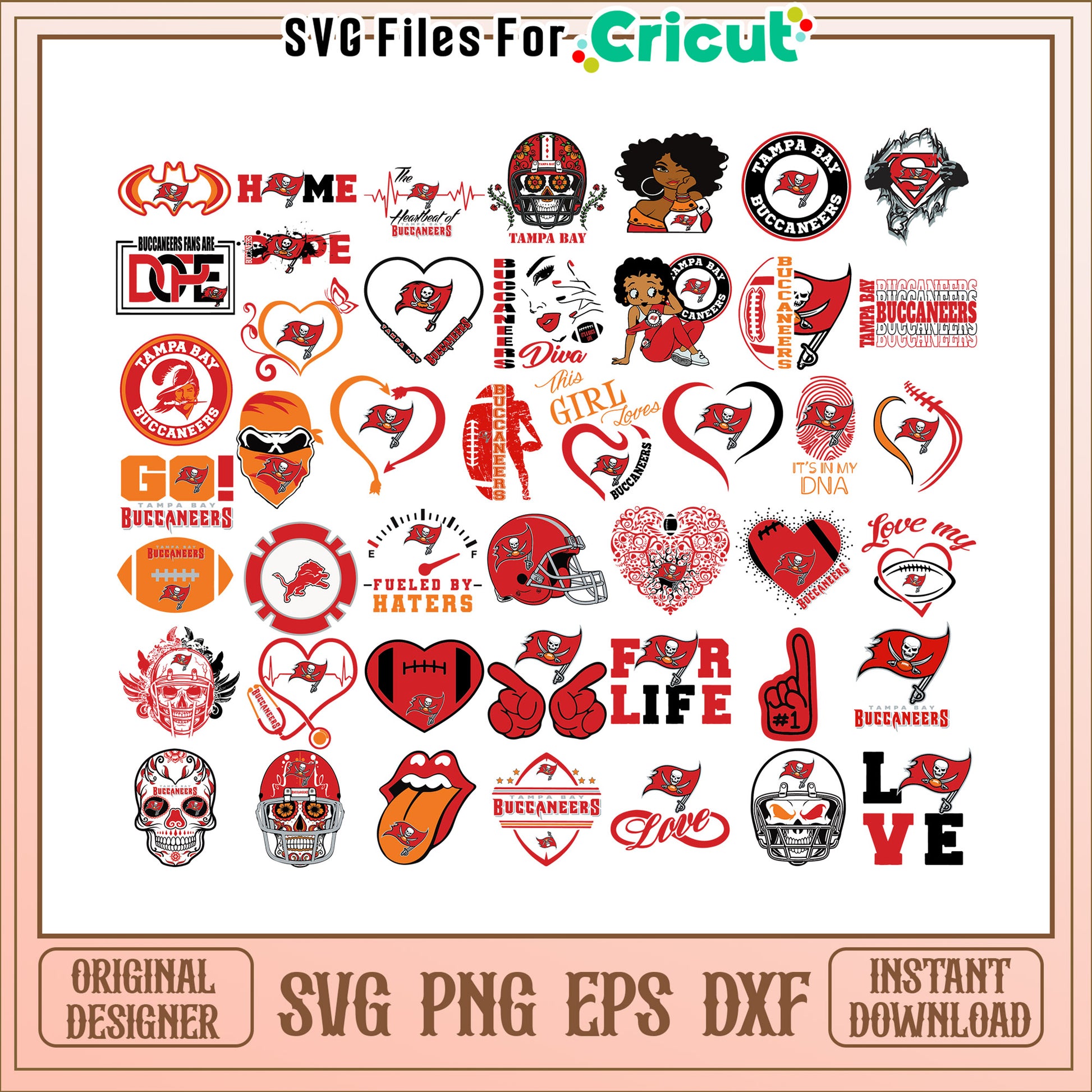 Tampa Bay Buccaneers SVG Bundle