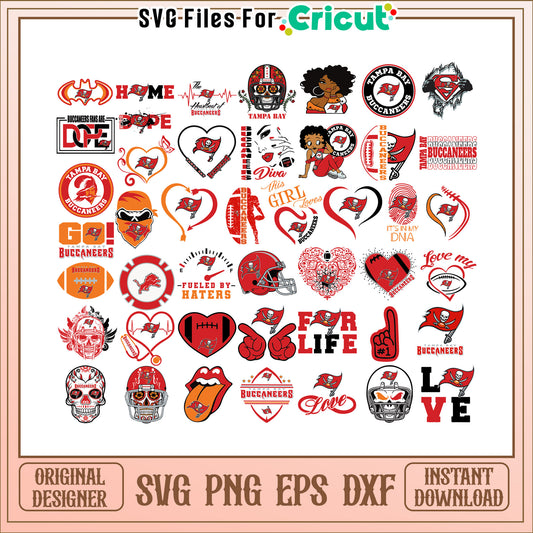Tampa Bay Buccaneers SVG Bundle
