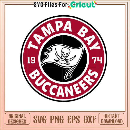 Tampa Bay Buccaneers SVG Design Classic Logo Art