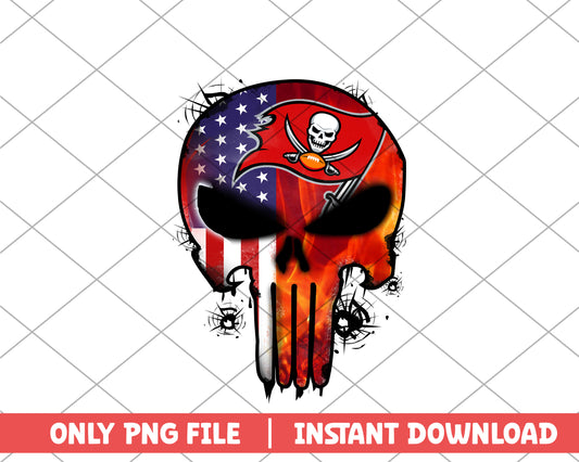 Tampa Bay Buccaneers punisher png, Tampa Bay Buccaneers png