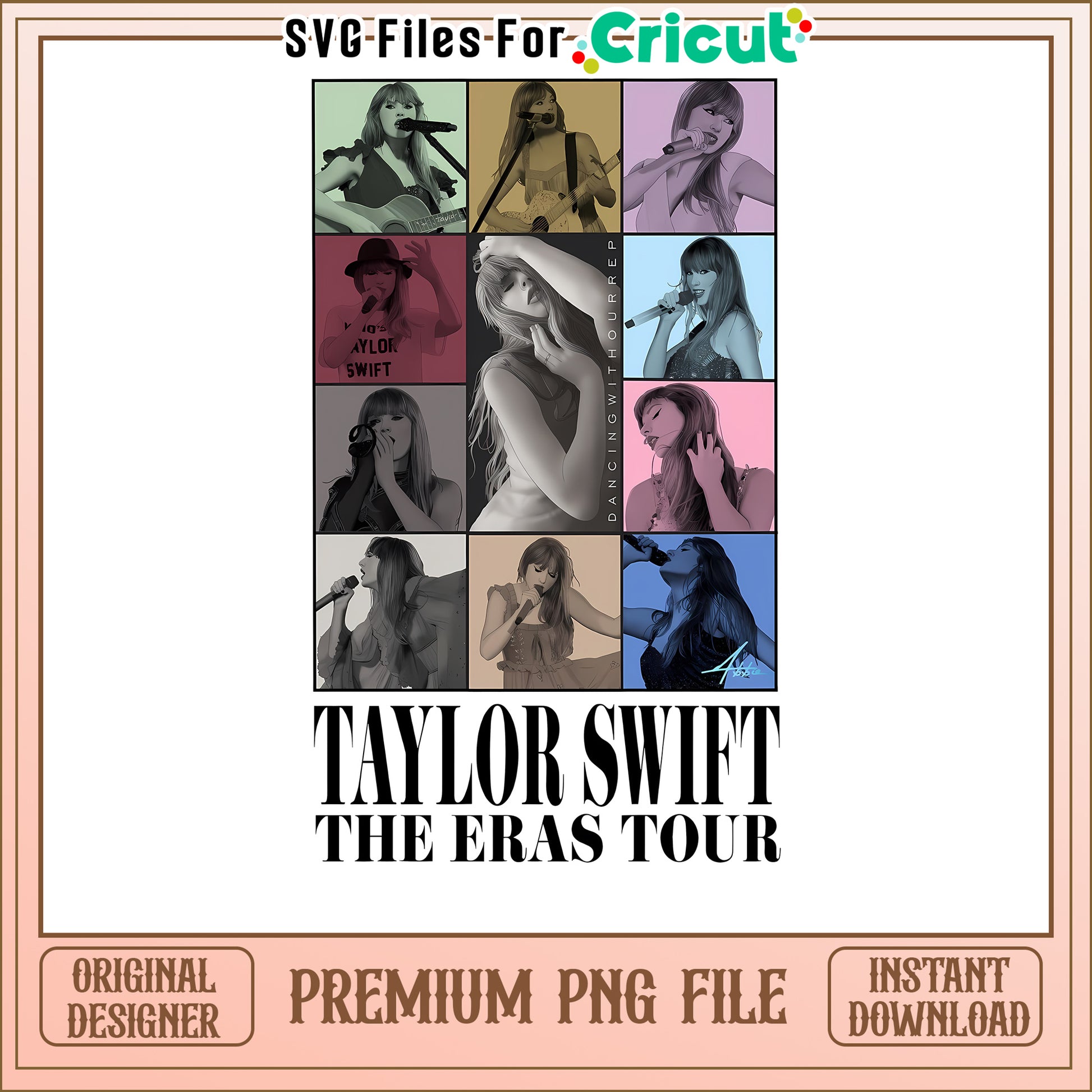 Taylor Swift Eras Tour Art, Premium PNG File Instant Download