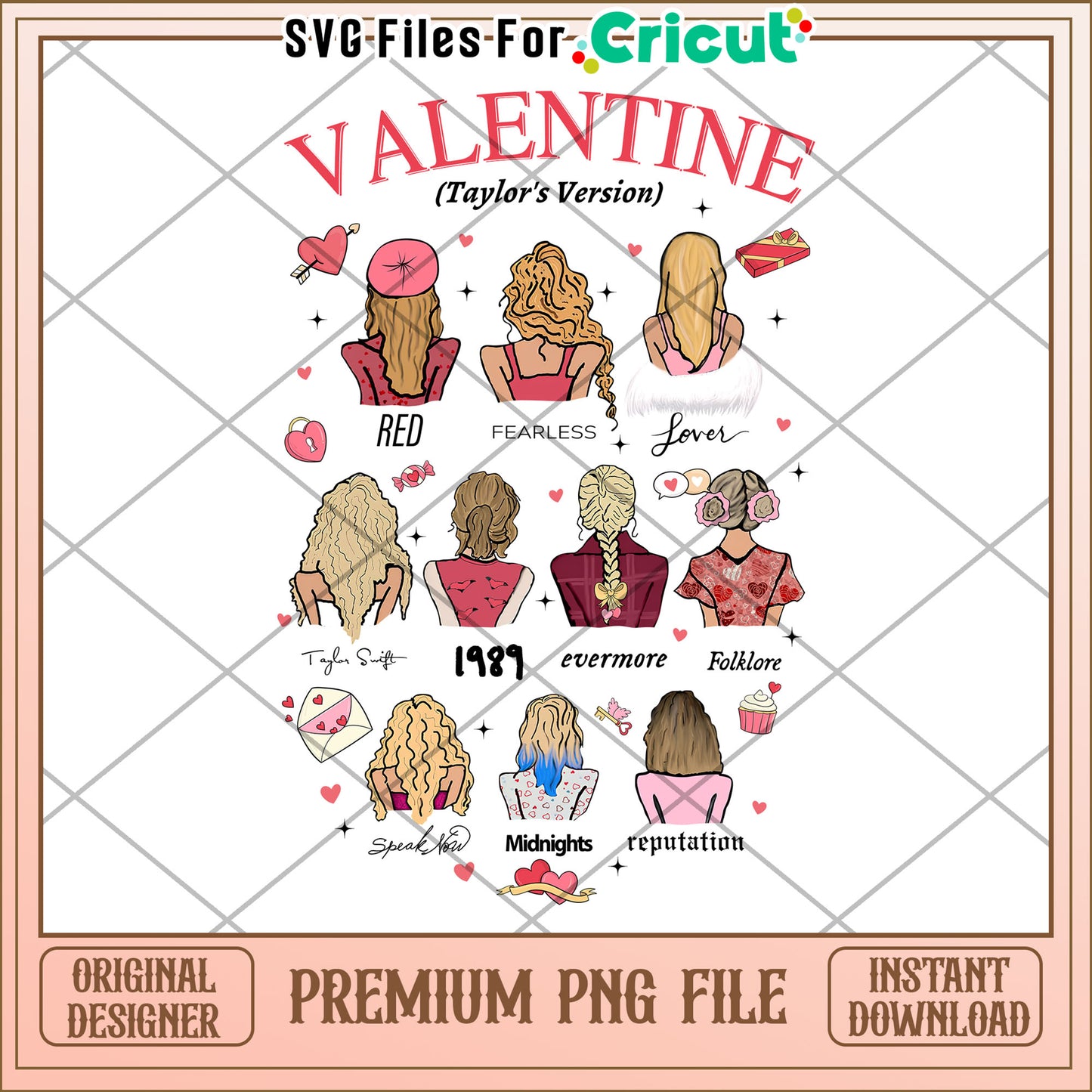 Taylor Swift Valentine PNG Download