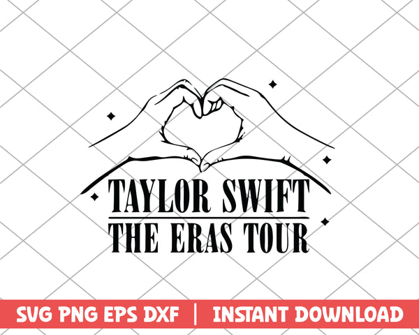 Taylor Swift the eras tour heart taylor swift svg