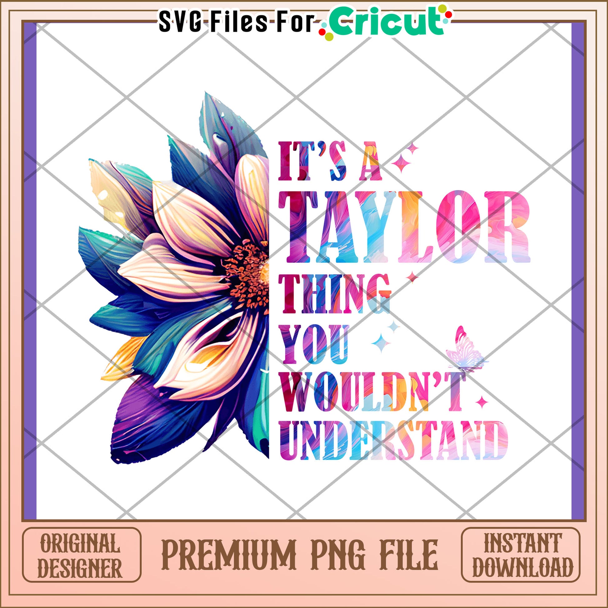 Taylor Thing PNG Flower Design Download