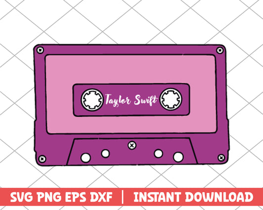 Taylor swift cassette taylor swift svg