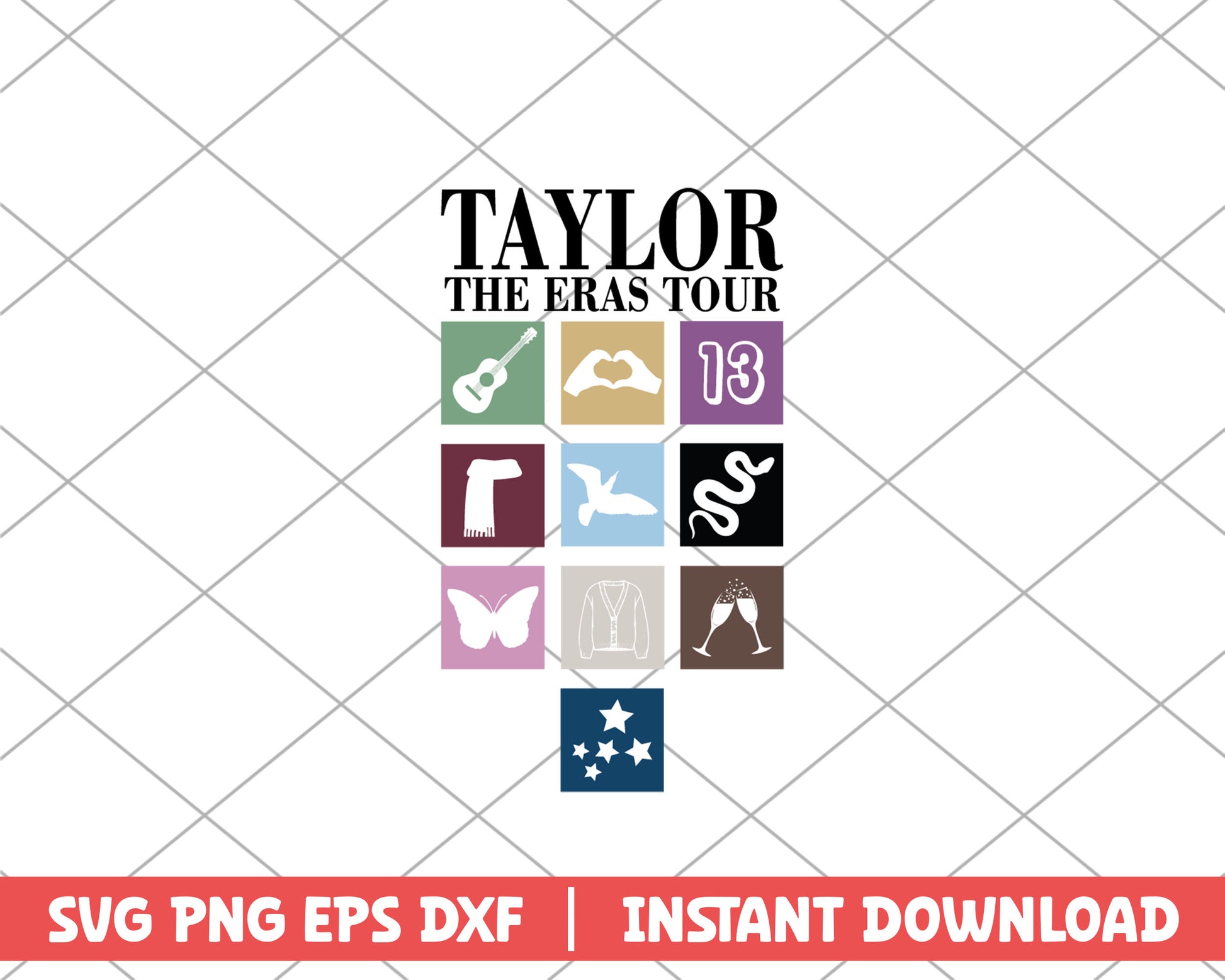 Taylor the eras tour taylor swift svg