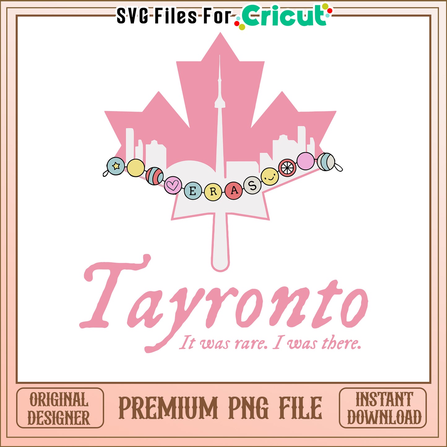 Tayronto Retro Design PNG File, Perfect for Cricut Projects