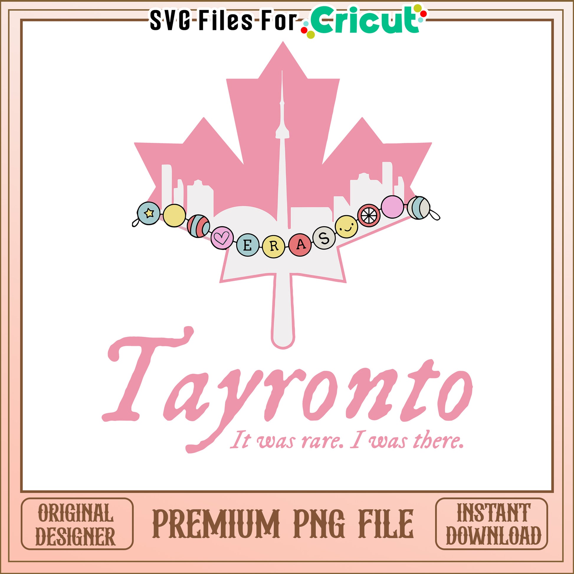 Tayronto Retro Design PNG File, Perfect for Cricut Projects