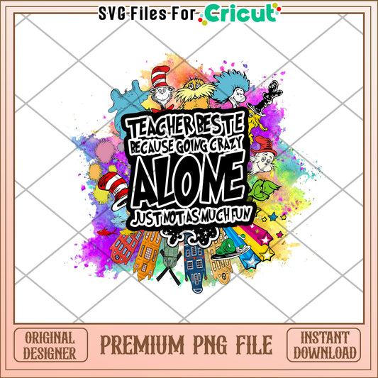 Teacher Best Friends PNG Design