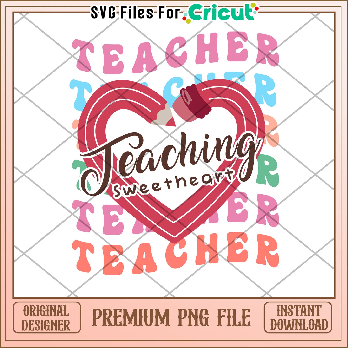 Teacher Sweetheart PNG Design