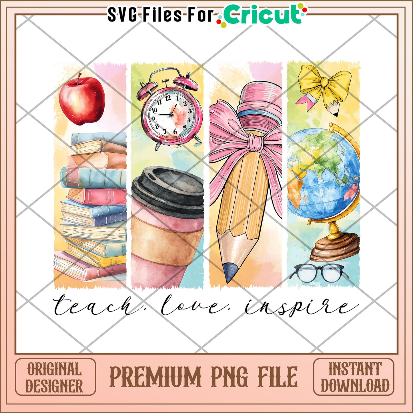 Teacher coquette camouflage png, cute design png, back to school time​ png