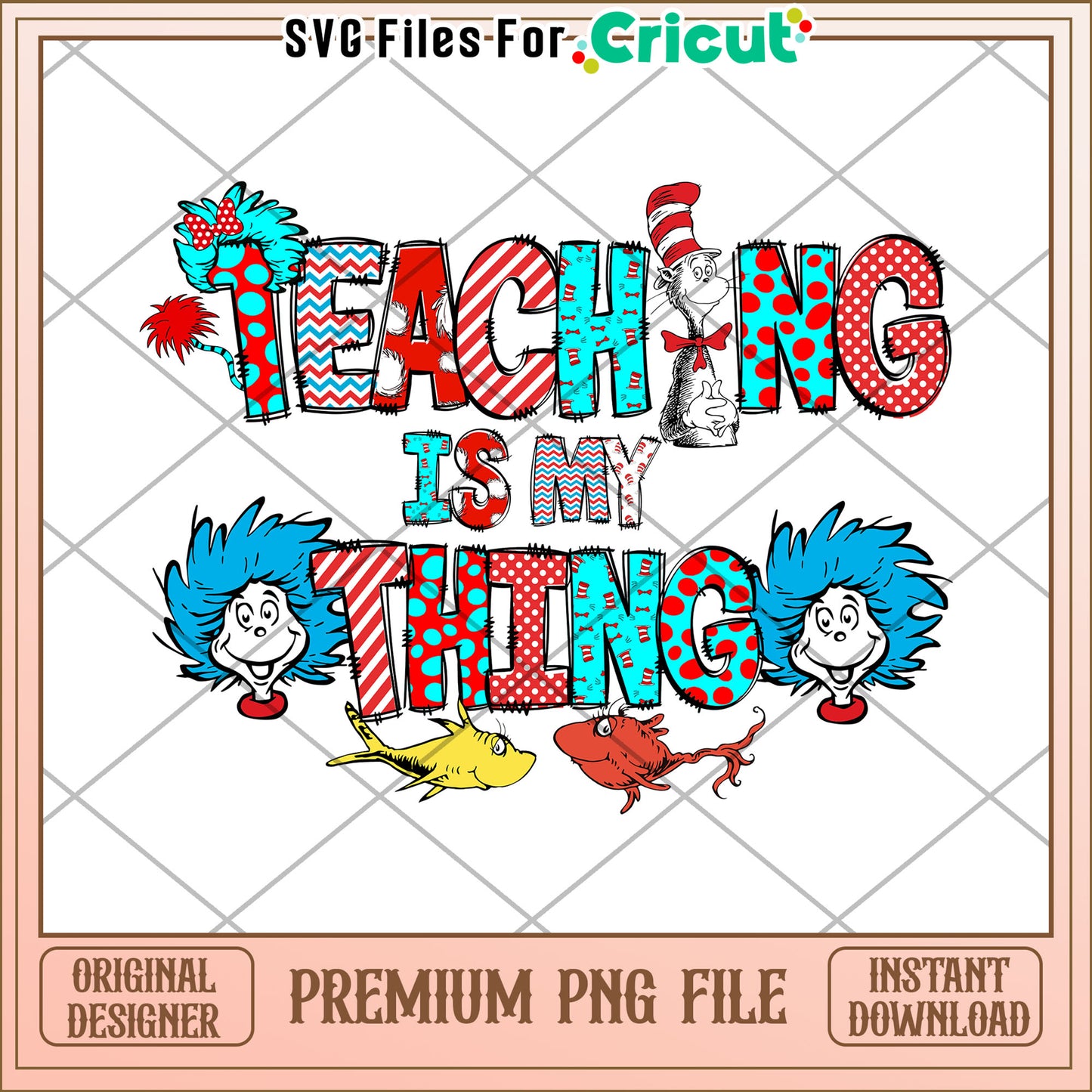 Teaching Is My Thing PNG Design