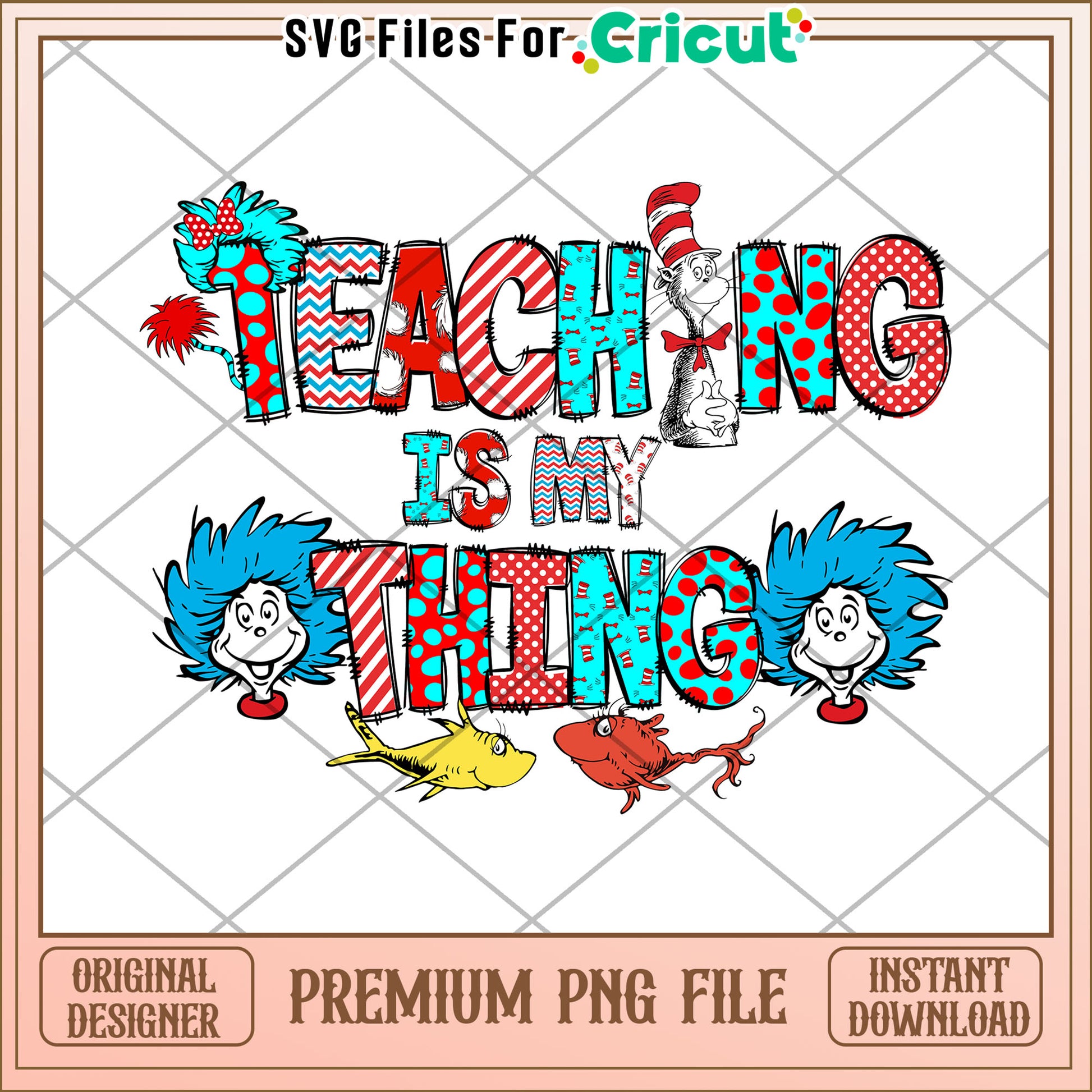 Teaching Is My Thing PNG Design