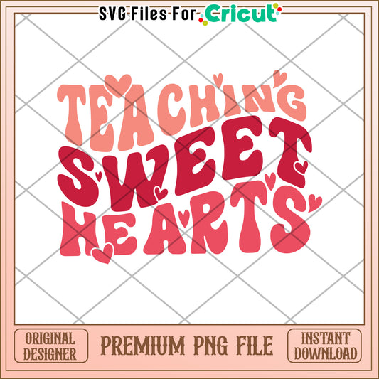 Teaching Sweet Hearts PNG for Creative Projects Download