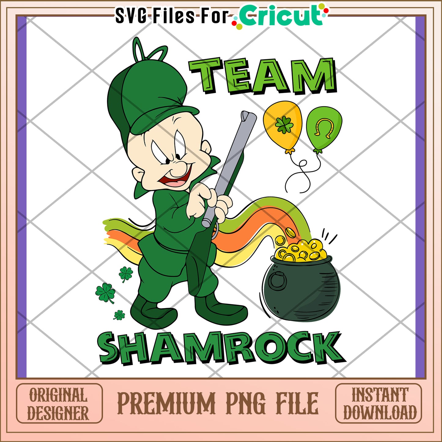 Team Shamrock PNG Design - St Patricks Day