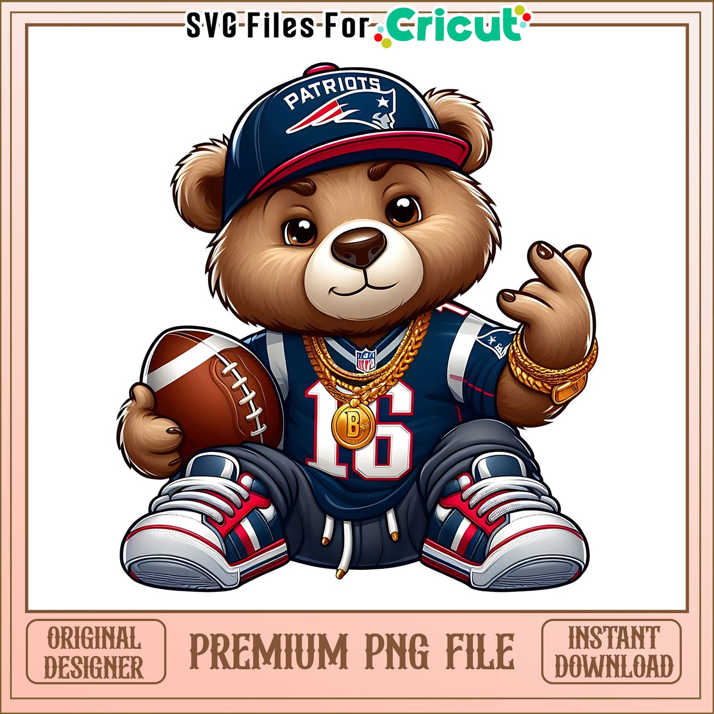 Teddy bear nfl team Patriots png, New England Patriots png, NFL png