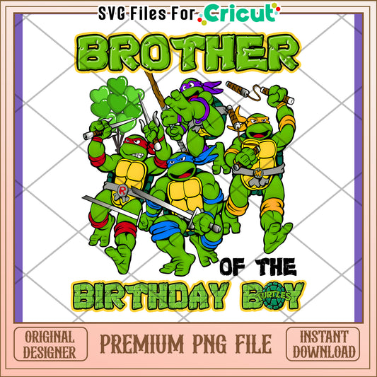Teenage Mutant Ninja Turtles Brother Birthday PNG
