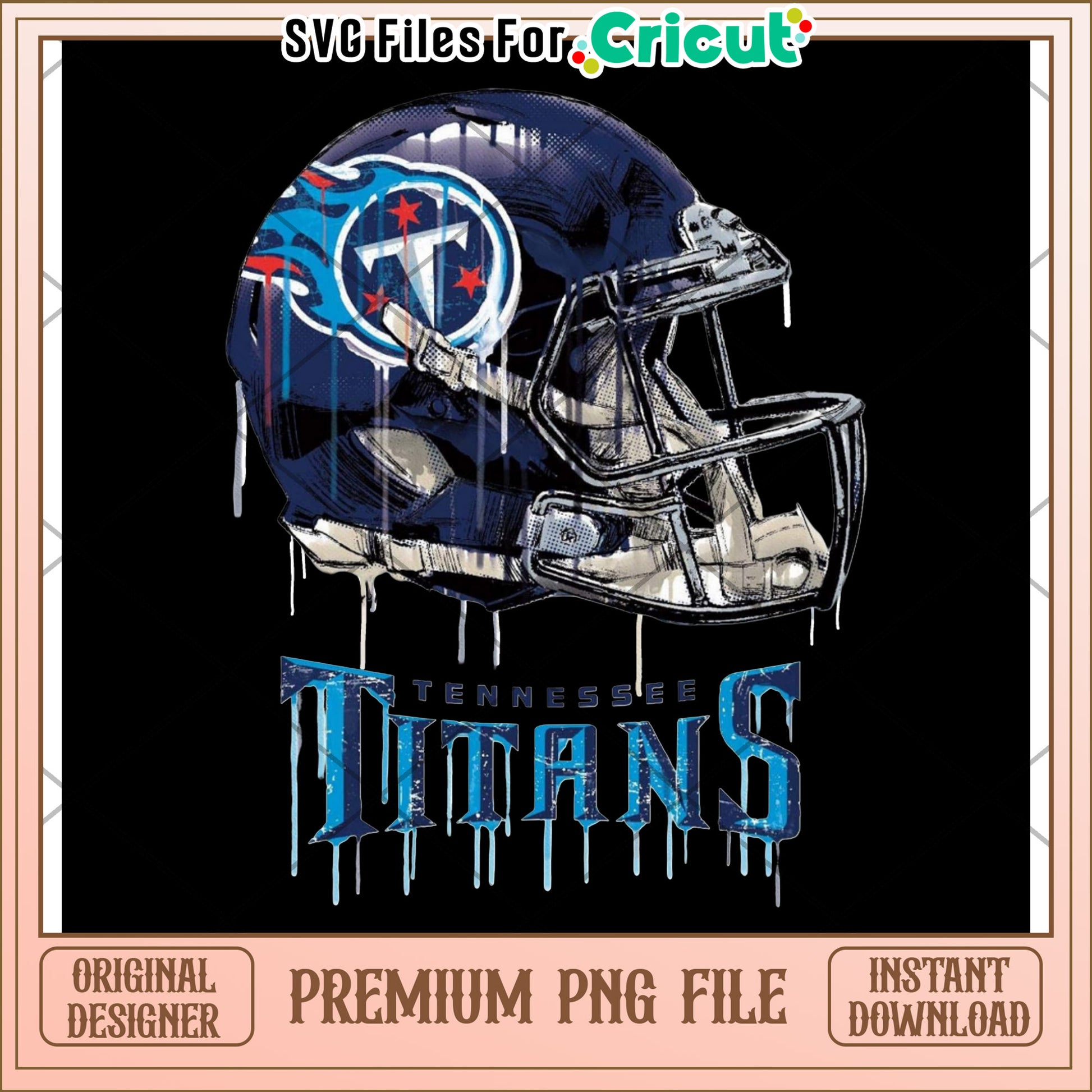 Tennessee Titans Football Helmet PNG Design, Perfect for Cricut Projects