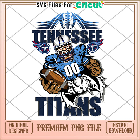 Tennessee Titans Football PNG Design for Cricut, Instant Download