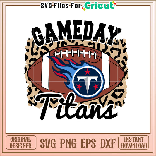 Tennessee Titans Game Day SVG