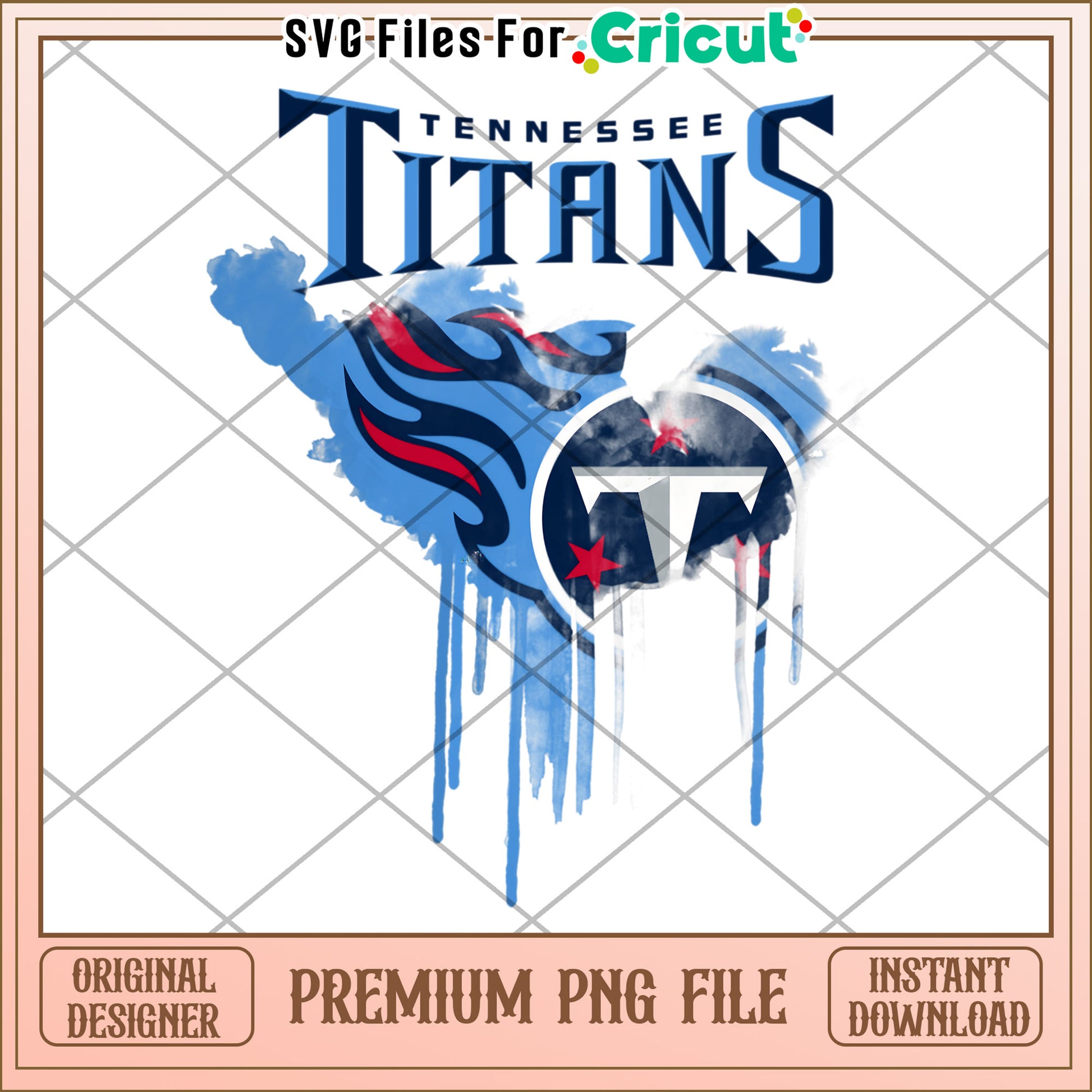 Tennessee Titans Logo PNG Design for Crafts, Instant Download File