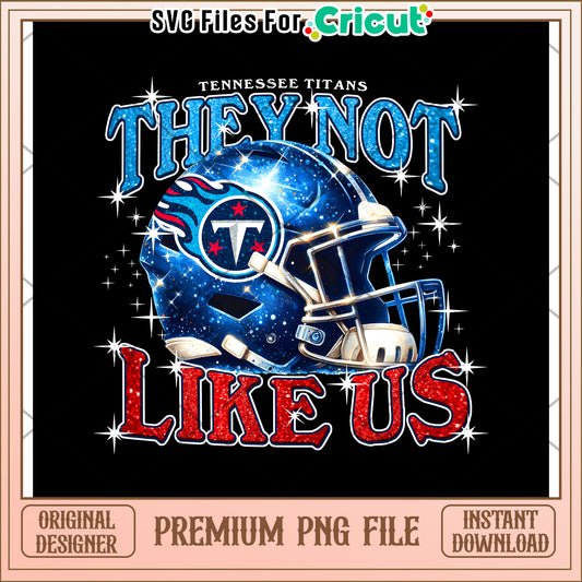 Tennessee Titans PNG Design, Bold Helmet Graphic for Cricut