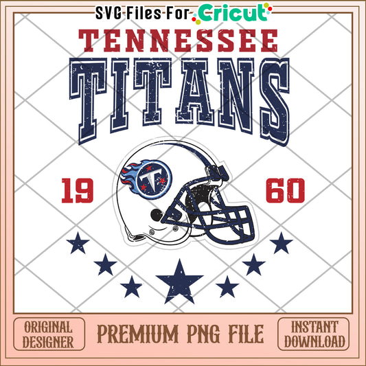 Tennessee Titans PNG design for Cricut, perfect for sports fans