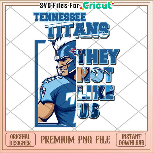 Tennessee Titans PNG design for fans, perfect for Cricut use