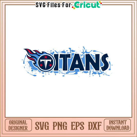 Tennessee Titans SVG Design