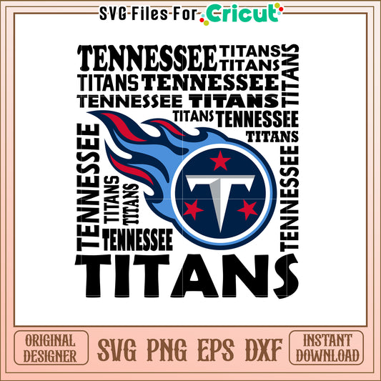 Tennessee Titans SVG Design for Fans and Crafters