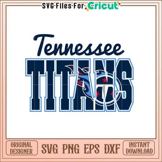 Tennessee Titans SVG Design for Sports Fans