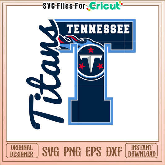 Tennessee Titans SVG Design for Sports Fans Crafting