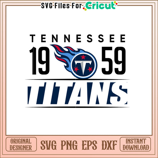 Tennessee Titans SVG Design for Team Spirit