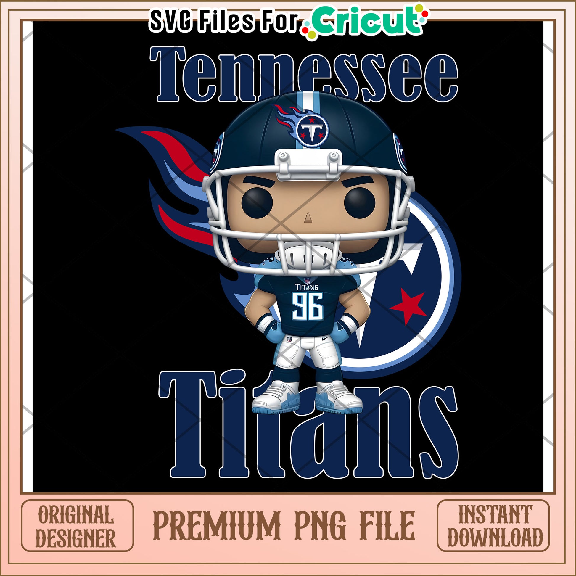 Tennessee Titans SVG File for Cricut, Premium PNG Instant Download