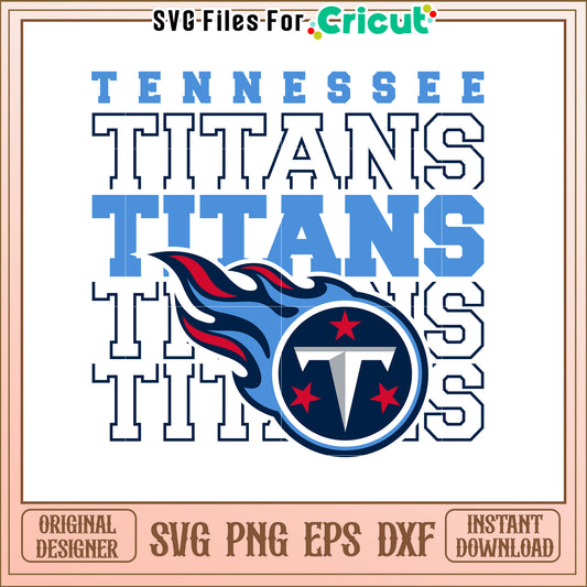 Tennessee Titans SVG Logo Design