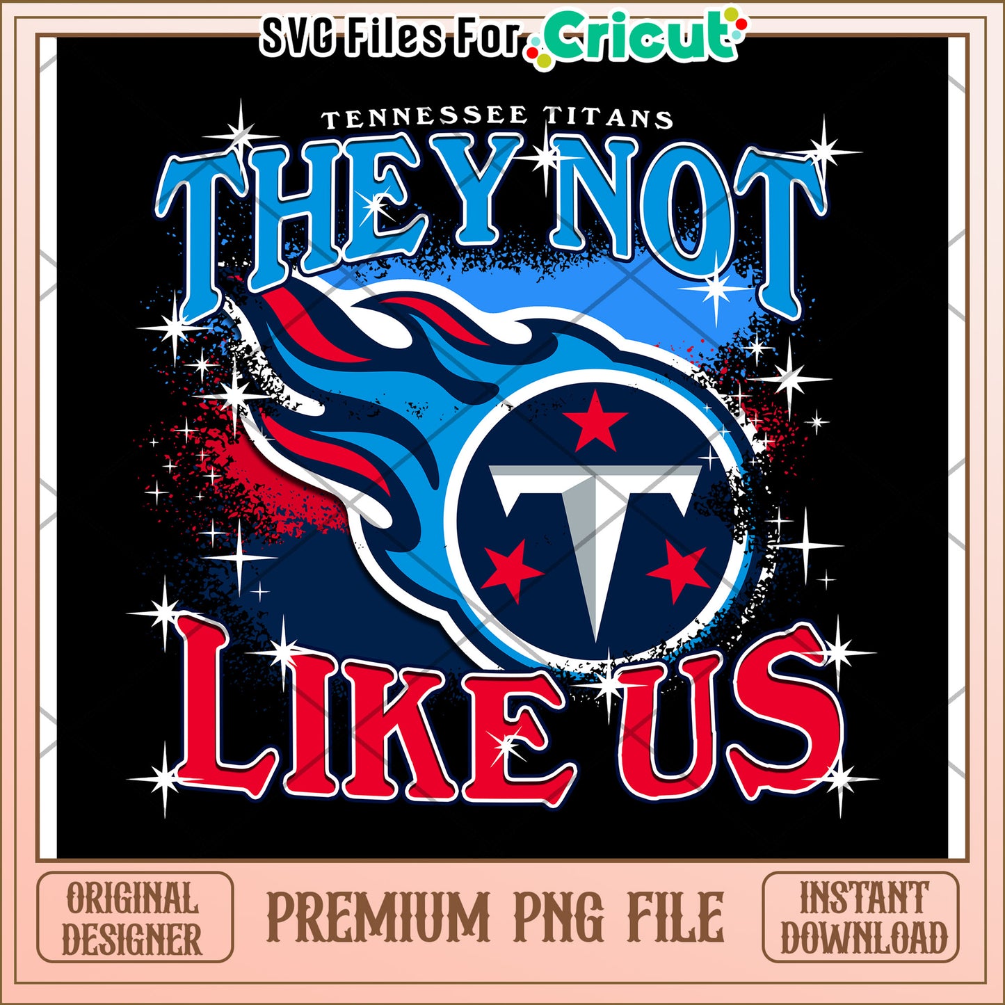 Tennessee Titans SVG PNG File for Cricut, Unique Design Template