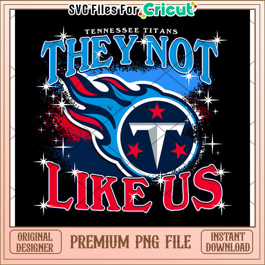 Tennessee Titans SVG PNG File for Cricut, Unique Design Template