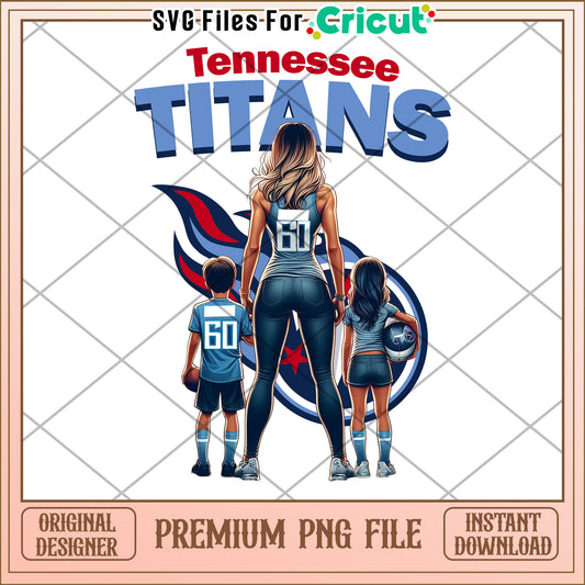 Tennessee Titans family design, perfect for Cricut projects