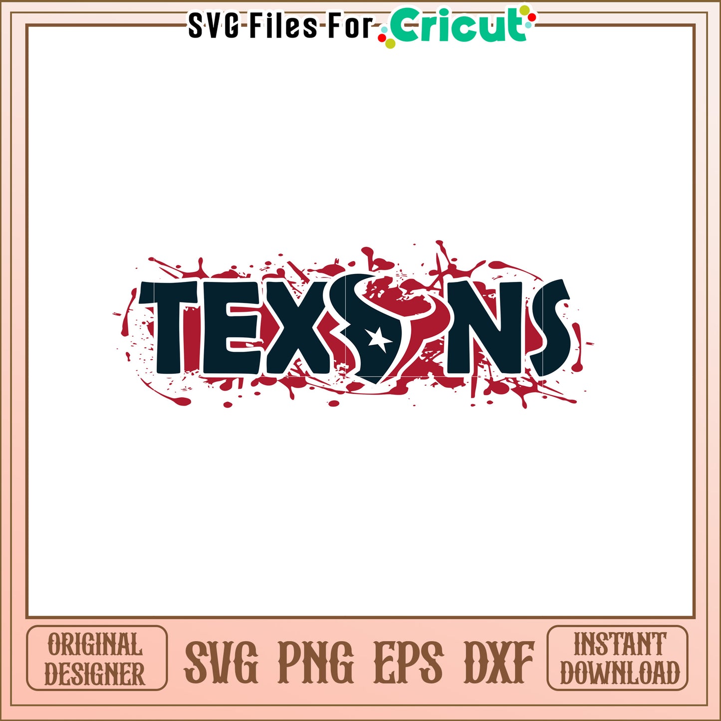 Texans SVG Design, Instant Download