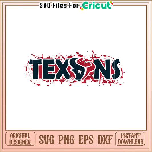 Texans SVG Design, Instant Download