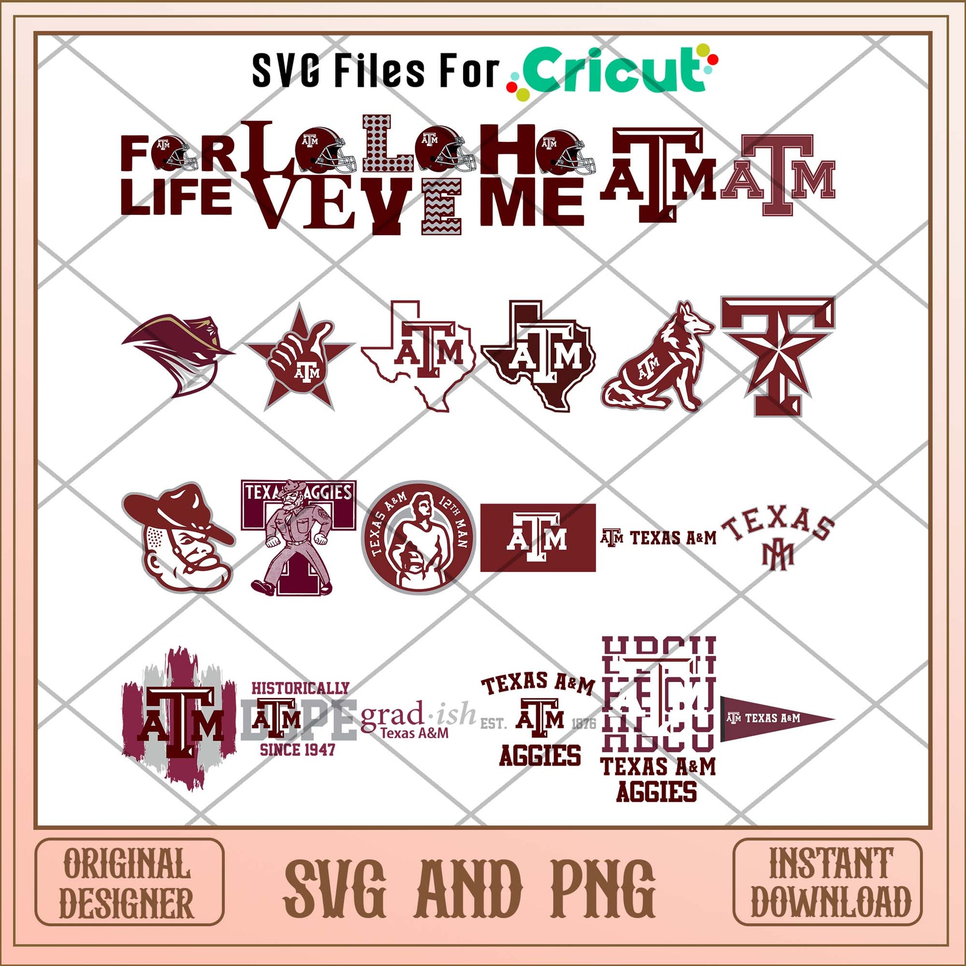 Texas A&M svg, Texas A&M football svg bundle, NCAA svg